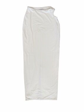 Oh Polly White Maxi Skirt - Sleek Straight Cut